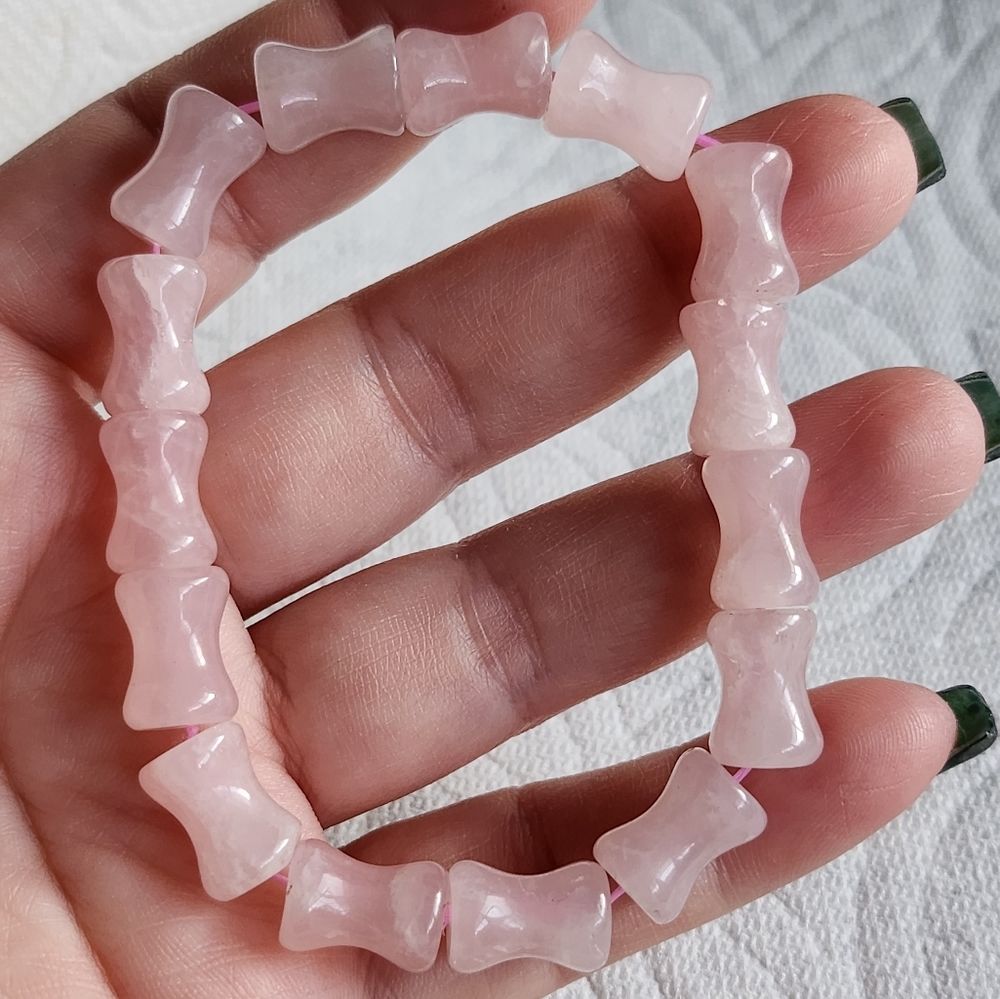 Pink Rose Quartz Bracelet-New